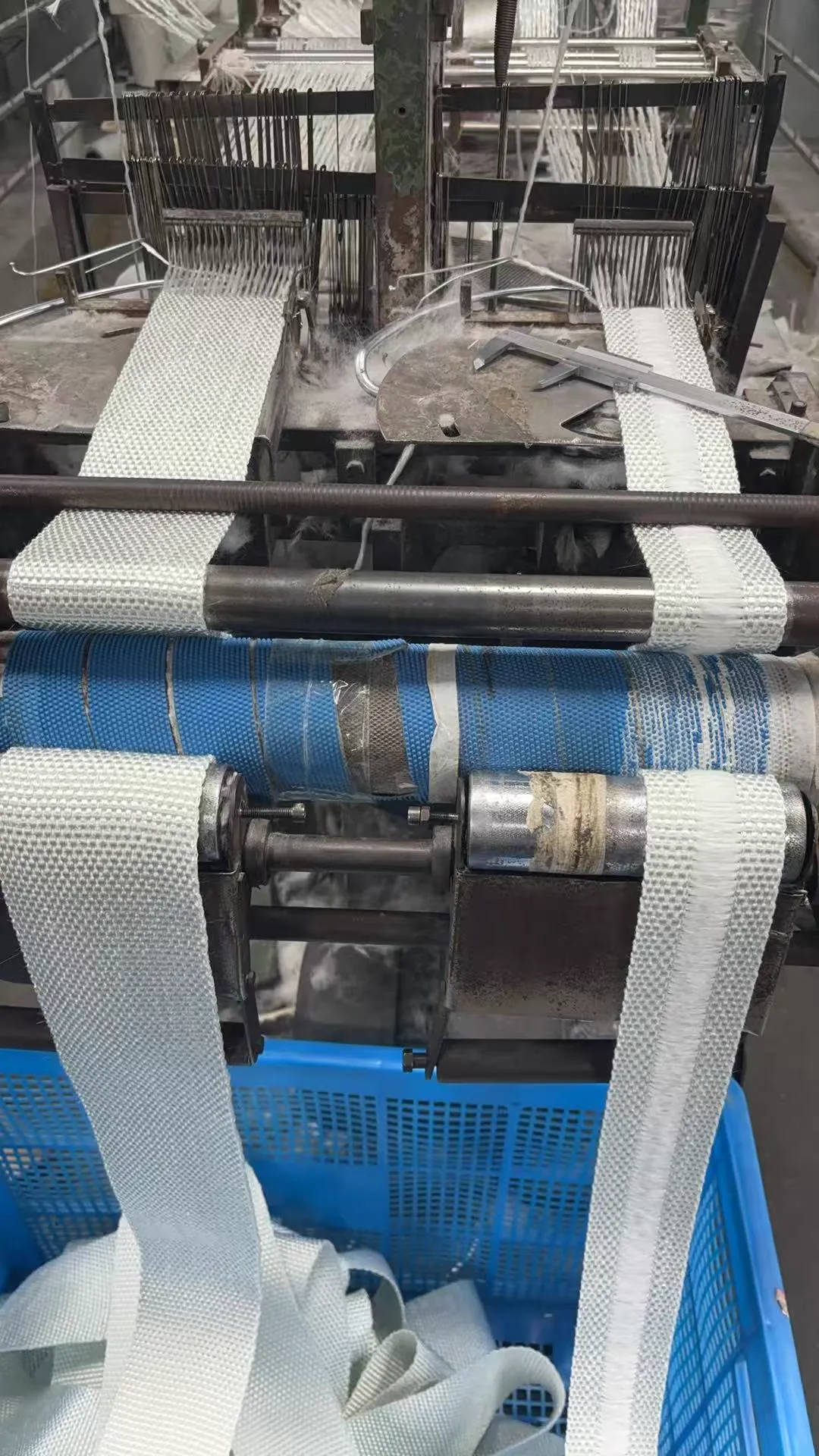 Woven tape production