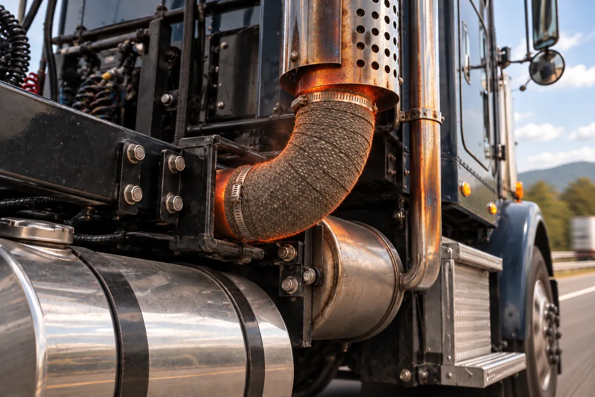 Heavy truck exhaust